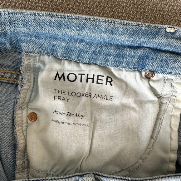 MOTHER Denim - The Looker Ankle Fray (Across the Map) - Picture 3 of 5
